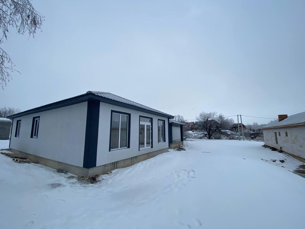 Готовый дом зимой